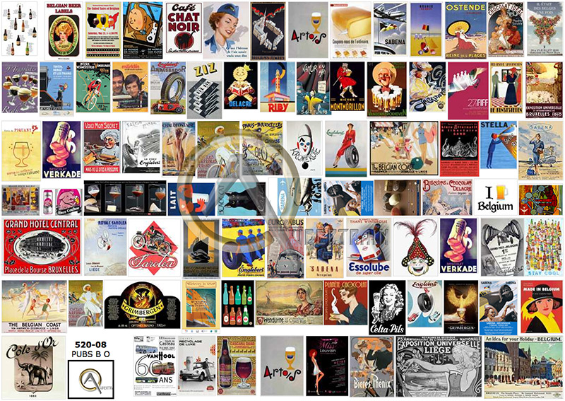 AFFICHES PUBLICITÉS BELGES