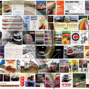 AFFICHES RÉSEAUX TRANS EUROP EXPRESS