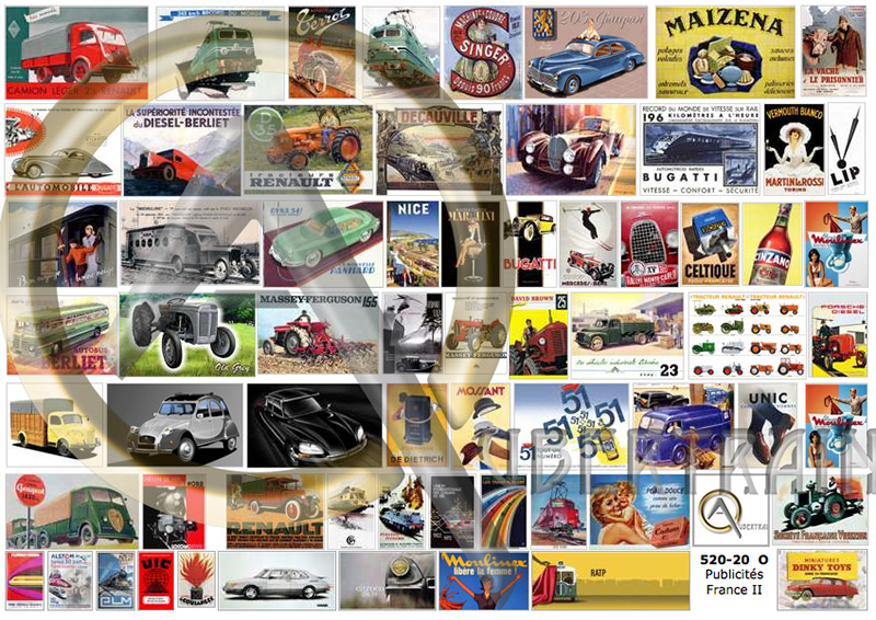 AFFICHES PUBLICITÉS FRANÇAISES II