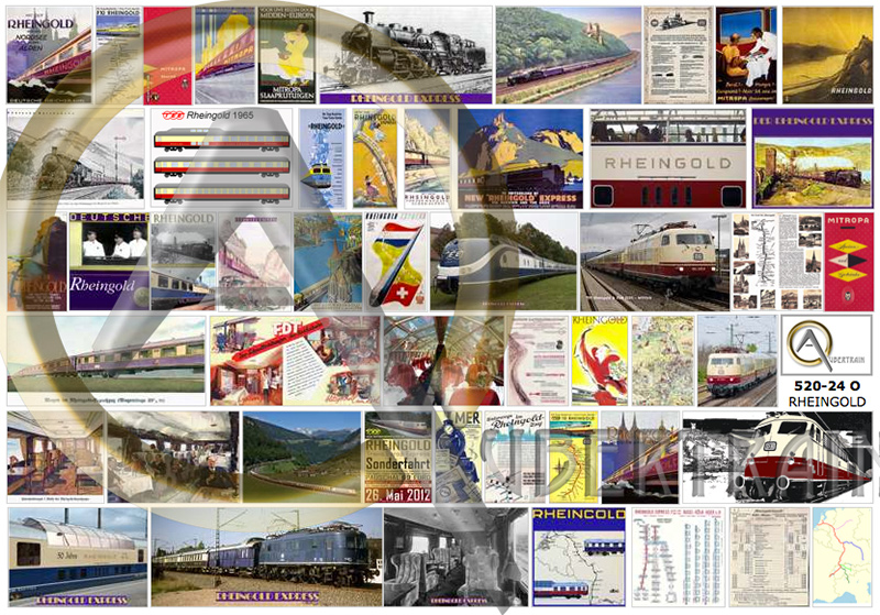 AFFICHES DR / DB RHEINGOLD