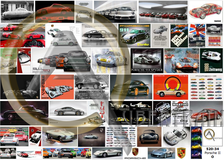 AFFICHES PORSCHE II