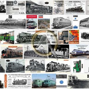 AFFICHES CONSTRUCTEURS MATÉRIEL FERROVIAIRE FRANÇAIS I