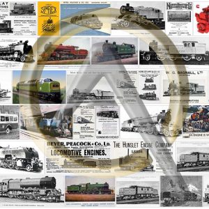 AFFICHES CONSTRUCTEURS DE MATÉRIEL FERROVIAIRE ANGLAIS I