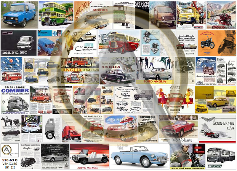 AFFICHES VÉHICULES ANGLAIS III