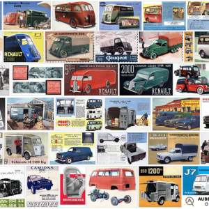 AFFICHES VÉHICULES UTILITAIRES FRANÇAIS 1935-1970