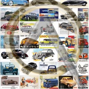 AFFICHES VOITURES FRANÇAISES pour panneaux d'affichages. Livrées avec 3 supports en Kit bois. Ces supports peuvent être commandés à part (1010-34, 1010-35 et 1010-36).
