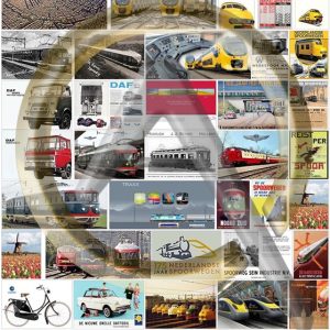 AFFICHES NEDERLANDSE SPOORWEGEN hollandais pour grands panneaux d'affichages type 4 x 3 m. Livrées avec un support en Kit bois. Ces supports peuvent être commandés à part (1010-34, 1010-35 et 1010-36).