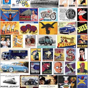 AFFICHES PUBLICITÉS FRANÇAISES pour grands panneaux d'affichages type 4 x 3 m. Livrées avec un support en Kit bois. Ces supports peuvent être commandés à part (1010-34, 1010-35 et 1010-36).