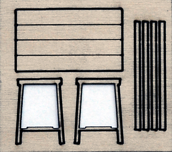 Kit 1 TABLE RECTANGULAIRE