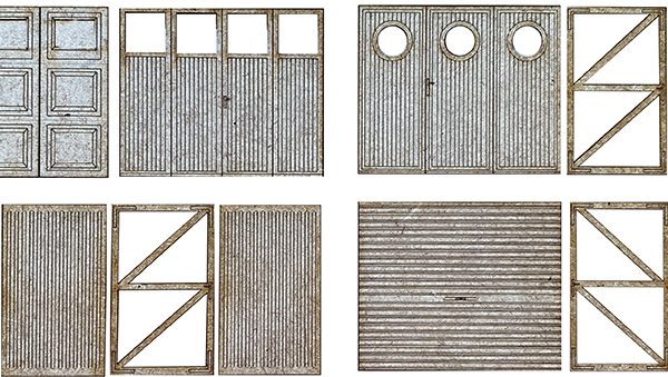 Kit 6 PORTES de GARAGE