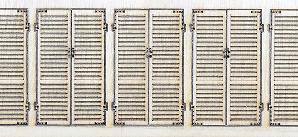 5 PAIRES VOLETS