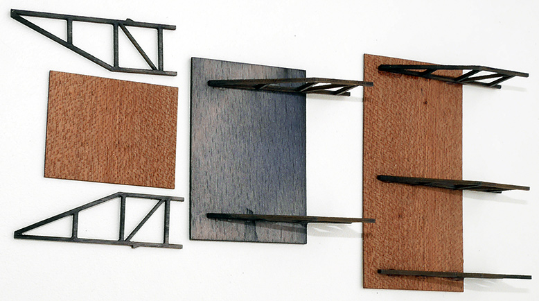 Kit SUPPORTS GRANDS PANNEAUX pour AFFICHE de 60 x 30 mm.