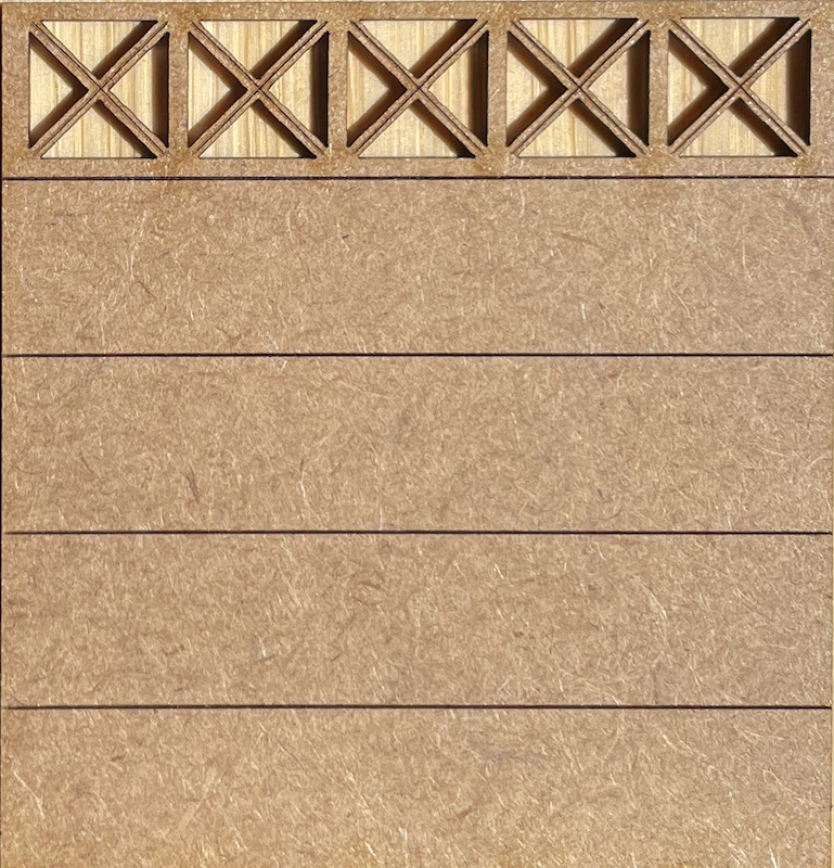 6 PALISSADES BÉTON 5 CROIX H + 7 POTEAUX BÉTON DROITS H