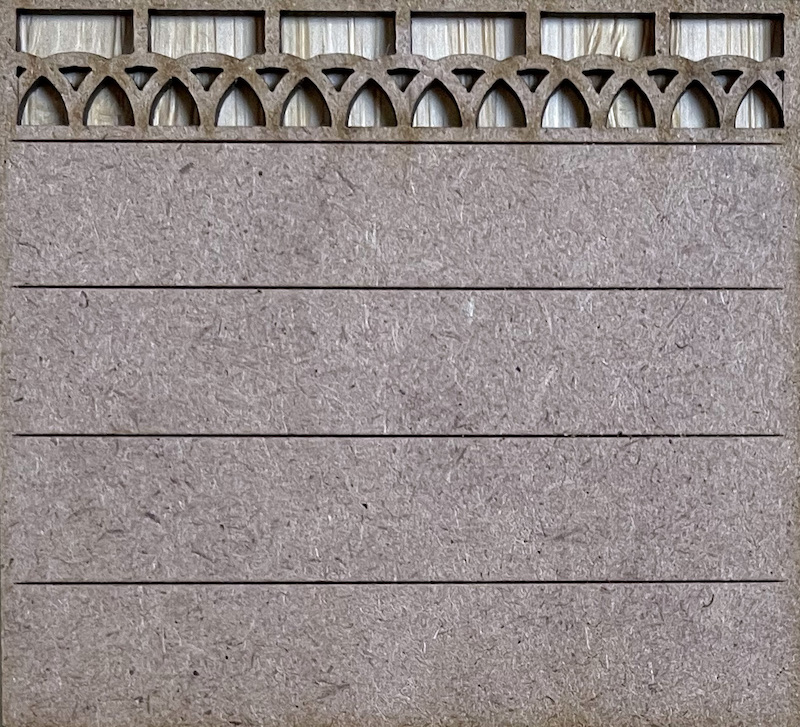 6 PALISSADES BÉTON 6 ARCHES H + 7 POTEAUX BÉTON DROITS H