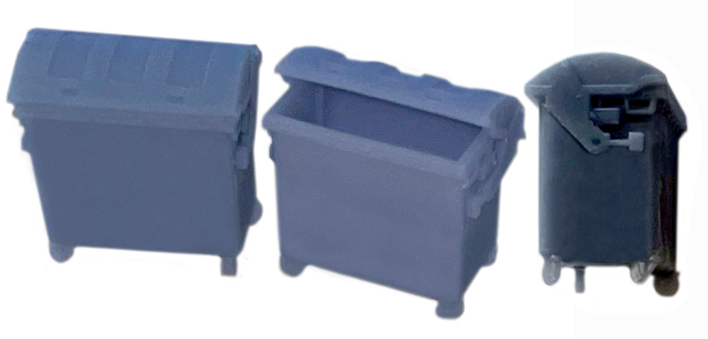 2 CONTENEURS- POUBELLES – Image 2