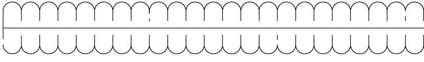 BANDES de FAITIERES TUILES ARONDIES