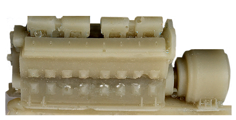 MOTEUR DIESEL DÉPOSÉ