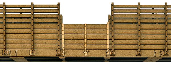 Kit TROCHITA WAGON TOMBEREAU BORD HAUT, avec  bogies archbar…