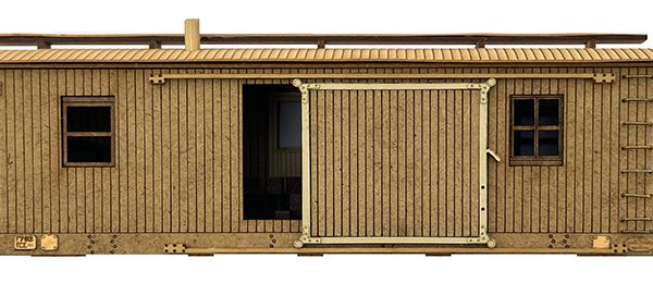 Kit TROCHITA FOURGON. Intérieur complet avec bogies archbar…