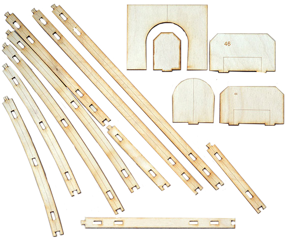 GUIDES RAIL FLEXIBLE Hom code 70. GABARITS de VOIES CODE 70 en CONTREPLAQUÉ RENFORCÉ.