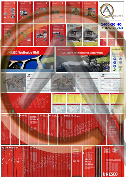 AFFICHES BAHNWEG ALBULA