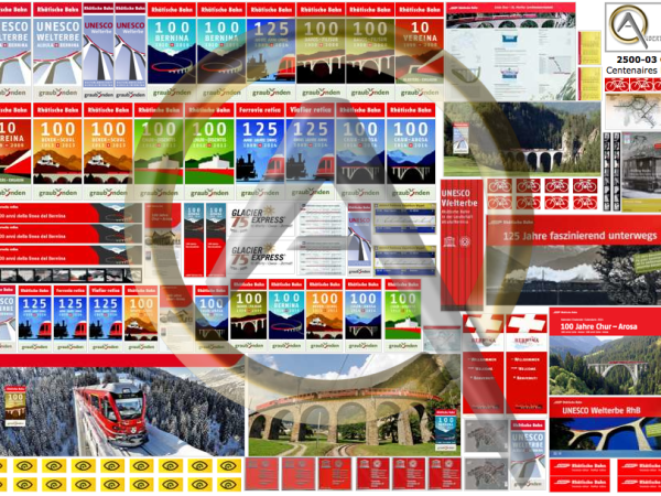AFFICHES RhB CENTENAIRES RhB O