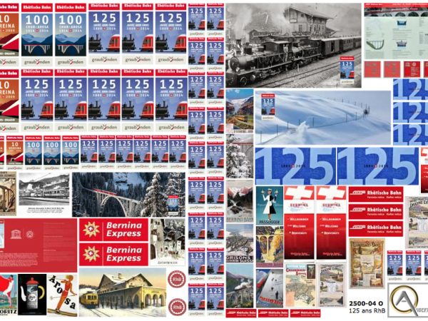 AFFICHES RhB 125 ANNIVERSAIRE 0