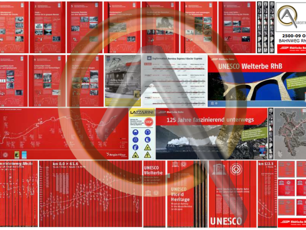 AFFICHES BAHNWEG ALBULA O