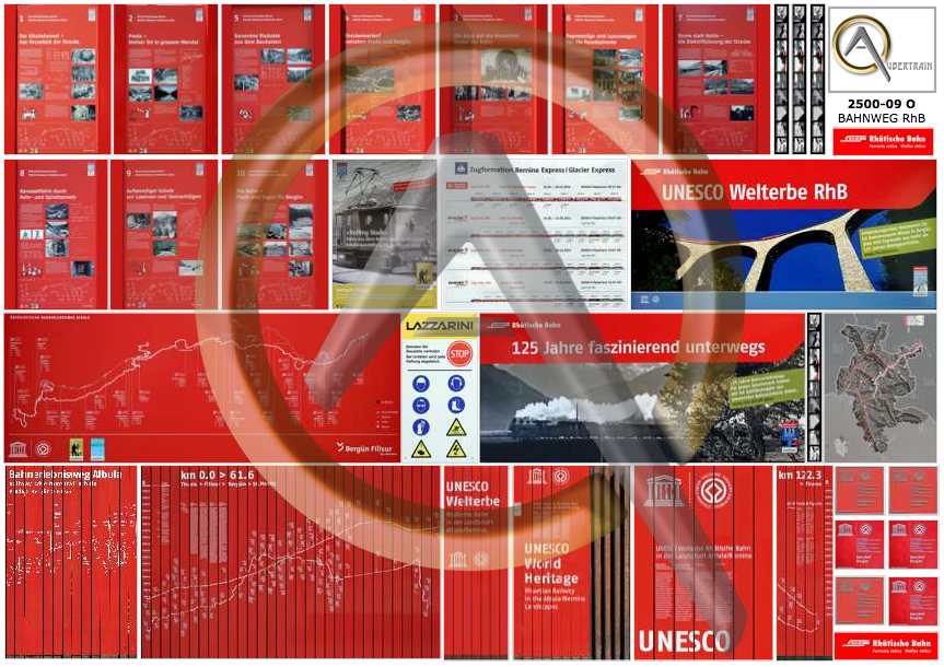 AFFICHES BAHNWEG ALBULA O