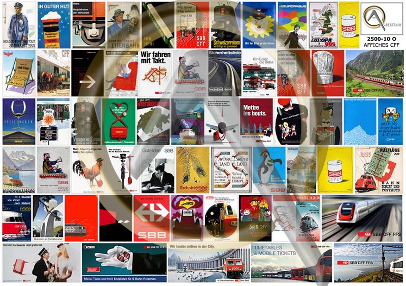 AFFICHES PUBLICITÉS CFF-FFS-SBB I