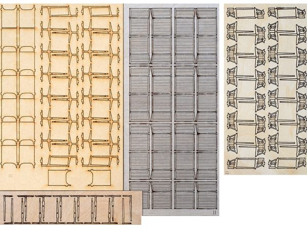 Kit de SIÈGES II/III EN BOIS