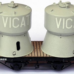 WAGON PLAT AVEC CUVES VICAT CP SUD France