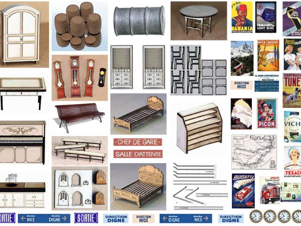Kit 20 ACCESSOIRES & AMÉNAGEMENTS GARE CP