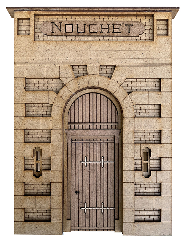 Kit CHAI BORDELAIS en PIERRES de TAILLES et BRIQUES TYPIQUE du VIGNOBLE DE PESSAC LÉOGNAN. CHAI NOUCHET, FINE GRAVURE INTÉRIEURE ET EXTÉRIEURE, TRÈS BELLE FAÇADE en BRIQUES et PIERRES CALCAIRES. AMÉNAGEMENT INTÉRIEUR COMPLET. – Image 3