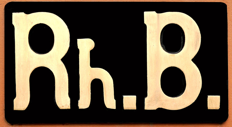 RhB RHATISCHE BAHN ANCIEN
