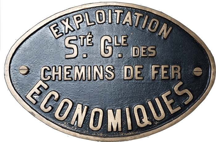 CHEMINS DE FER ÉCONOMIQUES SOMME VOITURES