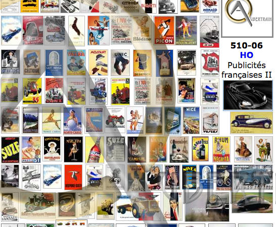 AFFICHES 2 PUBLICITAIRES FRANCE