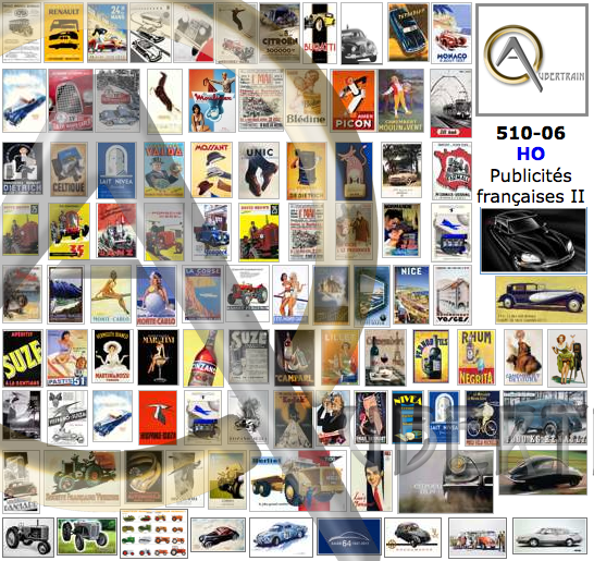 AFFICHES 2 PUBLICITAIRES FRANCE