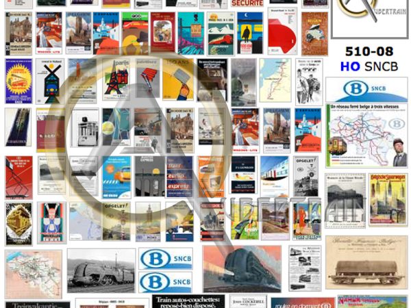 AFFICHES RÉSEAU SNCB