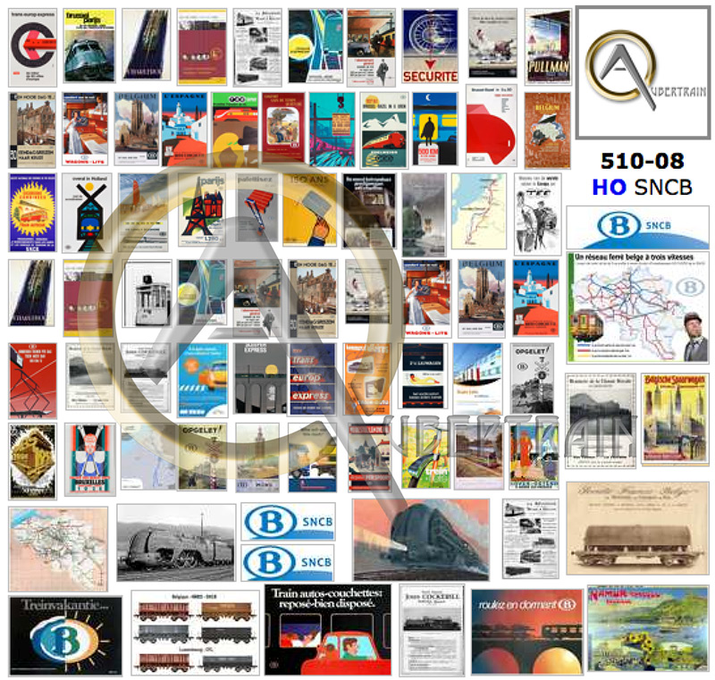 AFFICHES RÉSEAU SNCB