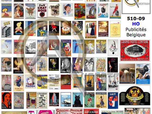 AFFICHES PUBLICITÉS BELGES