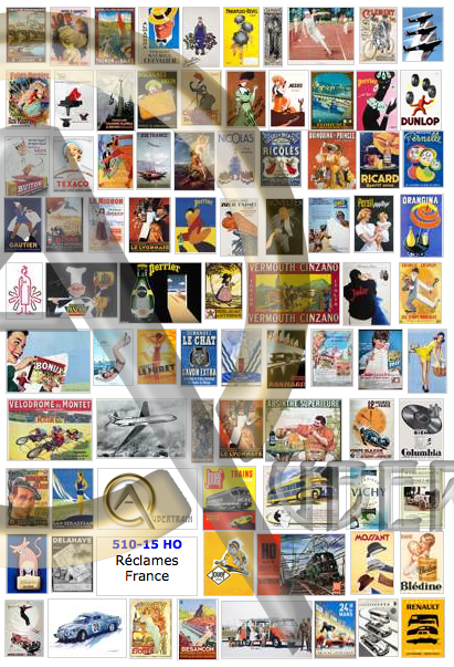 AFFICHES PUBLICITÉS FRANÇAISES