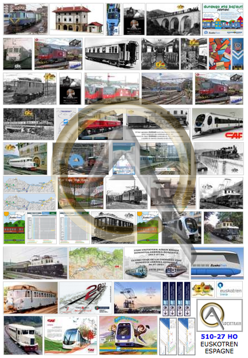 AFFICHES EUSKOTREN ESPAGNE