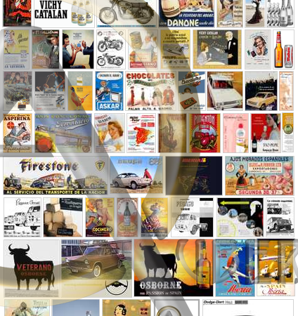 AFFICHES PUBLICITÉS ESPAGNOLES