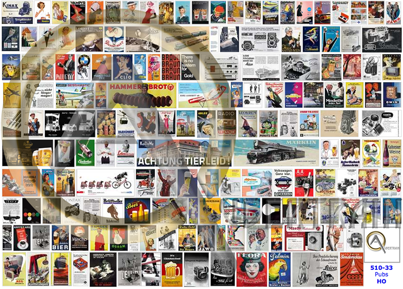 AFFICHES PUBLICITÉS ALLEMANDES