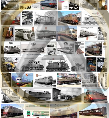 AFFICHES CONSTRUCTEURS ITALIENS  MATÉRIELS FERROVIAIRIES