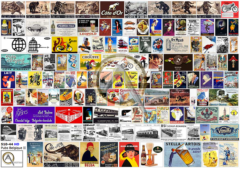AFFICHES PUBLICITÉS BELGES II