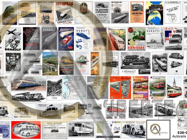 AFFICHES AUTORAILS FRANÇAIS