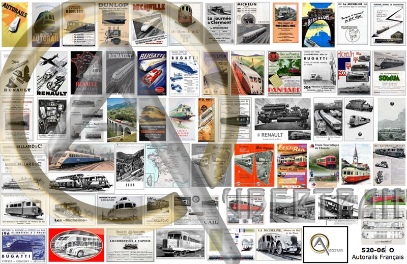 AFFICHES AUTORAILS FRANÇAIS