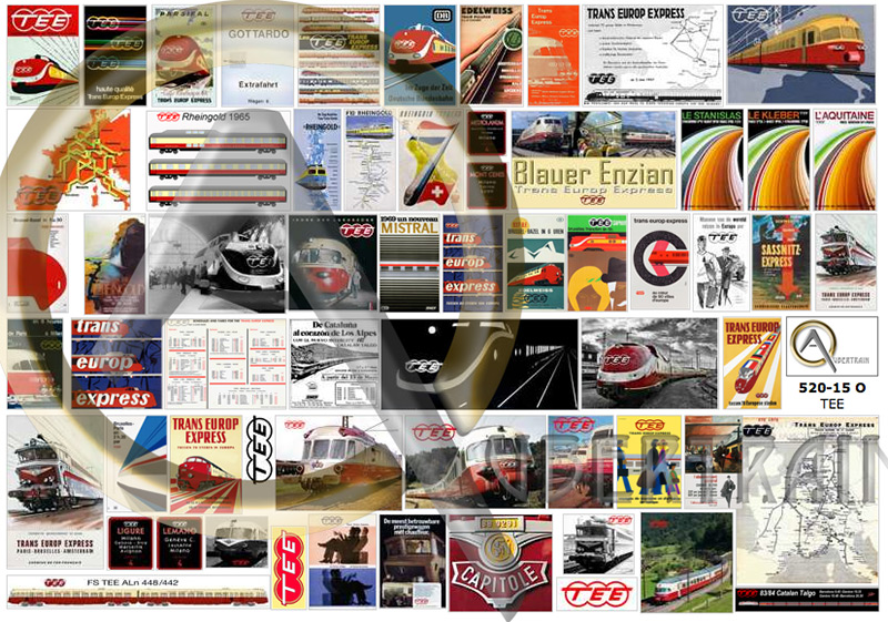 AFFICHES RÉSEAUX TRANS EUROP EXPRESS